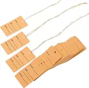 jojofuny 200Pcs Writable Price Tags with String Paper Labels for Clothing Crafting Inventory Blank Tags for Jewelry Shoes Stationery More
