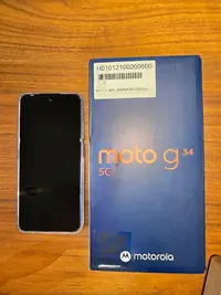 在飛比找Yahoo!奇摩拍賣優惠-Motorola Moto G34 5G 6.5吋智慧型手機