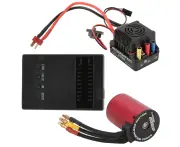 S3650 5200Kv Brushless Motor 60A Brushless Esc With Programmer Card Set For 1/10 Rc Car