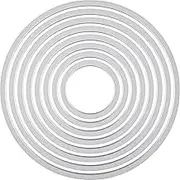 Sizzix Framelits Die Set 657551, Circles, 8 Pack, Multi Colour, One Size
