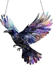 Bird Sun Catcher Indoor - Acrylic Window Eagle Wings Panel | Bird Stained Sun Catcher for Indoors, Eagle Sun Catcher Decoration for Window