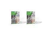 2x I-Hook Bathroom 10cm Suction Organiser Storage Soap Toothbrush Holder Clear
