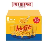 Velveeta Shells & Cheese Original Microwavable Macaroni and Cheese Cups 8 NEW