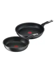 [Tefal] Unlimited Induction Non-Stick Frypan 26/30cm 2 Piece Set in Black
