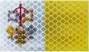 Uijokdef 1 PCS Vatican Flag Reflective Patches Hook and Loop Fastener Tactical Military National Vatican Patch