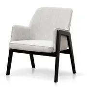 Trent Fabric Lounge Chair - Silver Grey