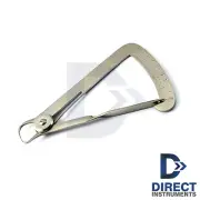 Dental Iwanson Gauge Orthodontic Crown Measuring Spring Wax Caliper Vernier Lab