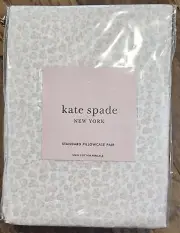 NEW! Kate Spade Pink Floral Standard Pillowcases Set/2