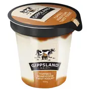 Gippsland Dairy Toffee Honeycomb Twist Yoghurt 160g