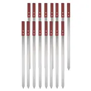 Kebab Skewers Stainless Steel BBQ Skewer Lamb Pork Beef Grill Barbecue
