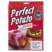 Perfect Baked Potato Instant Microwave Bag Cooker Corn/Bread Washable/Reusable
