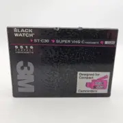 NEW SEALED 3M BLACK WATCH ST-C30 Super S-VHS-C 5516 Video Cassette for Camcorder