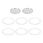 Aluminium Filter Replacement 64x54x3mm for 6-Cup Use Mocha Coffee Maker Pot