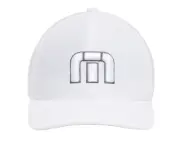 New Travis Mathew Front Icon White Adjustable Snapback Hat/Cap