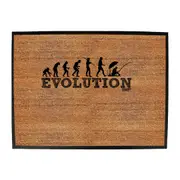 Dw Evolution Fishing - Funny Novelty Doormat Man Cave Floor mat