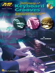 Dictionary of Keyboard Grooves Learn Piano Music Lessons Play-Along Book CD Pack