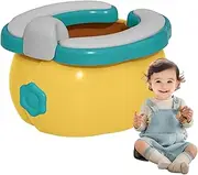 Portable Toilet Seat - Children Cute Pumpkin Shape Lightweight Potty Seat Portable - Foldable Training Toilet Chair for Ages 2-6 Non-Slip Camping Baby Supplies for Car
