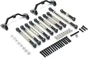 Mang NIU 1/12 D90 D91 D96 MN98 99S V1 Remote Control car Metal Upgrade Pull Rod seat Pull Rod(Black)
