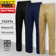 Hard Yakka Work Pants Drill Pants Basic Stretch Heavy Duty Y02596 NEW