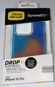 OtterBox iPhone 14 Pro Symmetry Series Magsafe Ultra Sleek Case Blue/Multi Color