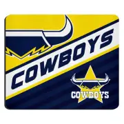North Queensland QLD Cowboys NRL Team Logo Design Mouse Mat Pad