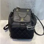 閒置✈二手實拍 CHANEL 香奈兒 BACKPACK 牛皮 黑色 雙肩包 後背包 A93748