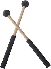 Mikinona 1 Pair Ergonomic Portable Drum Mallets for Ethereal Instruments for Beginners and Smooth Surface for Safe Use Lightweight and Easy to Grip