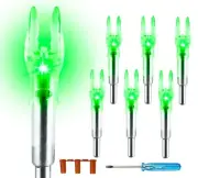 X Lighted Archery Nock for Arrows with .204".233".244".246" Inside Diameter, ...