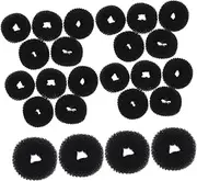 ELAYARD 24pcs Hair Donut Bun Maker Set Braiding Tool for Girls Women Hair Accessories