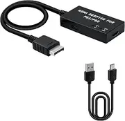 Mcbazel HDMI Adapter Converter for PS1/PS2-Supports 4:3/16:9 Aspect Ratio, Switchable 480p/720p Resolution