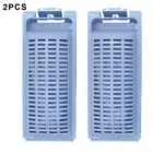 Blue PVC Lint Filter Box for For HAIER Washing Machines Pack of 2 Filters