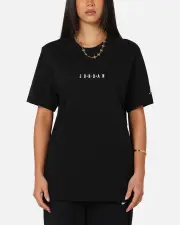 [JORDAN] Jordan Jumpman Air Crewneck T-shirt Black/sail - Size 2XL 2XL Black/Sail