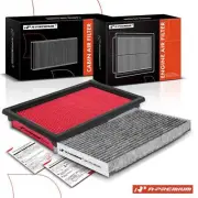 2 Engine & Activated Carbon Cabin Air Filter for Nissan Cube 2009-2014 L4 1.8L (for: Nissan)