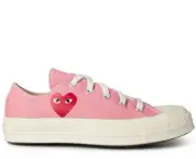 COMME DES GARCONS PLAY x CONVERSE CHUCK 70 OX SNEAKERS WOMEN SHOES 168304C