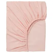 DVALA fitted sheet, light pink, Single