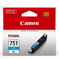 在飛比找陽信商店街優惠-Canon CLI-751XL C 原廠藍色高容量墨水匣 適