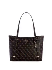 GUESS Women's Brown Logo Daryna Elite Tote Bag