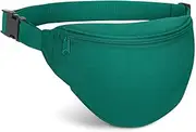 [AIRBUYW] Waist Bag, Adjustable Waist 2 Zipper Travel Sport Running Fanny Pack Bag
