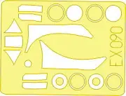 Eduard 1/48 Hawker Typhoon Mk.Ib Bubbletop Paint Mask for Hasegawa kit EX090