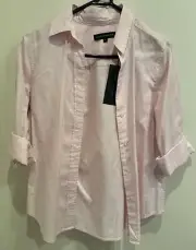 David Lawrence Pink Formal Work Shirt - 8 Brand New!