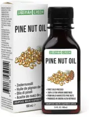 Siberian Pine Nut Oil | 100% Natural Extra Virgin Cold Pressed 100 Ml / 3.4 Fl O
