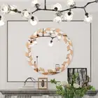 Round Wall Mirror Silver Decor Accent Mirrors for Bedroom Bathroom Living Room