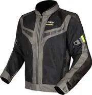 LS2 Garda Air Motorcycle Textile Jacket, black-yellow, Size S for Men Black Yellow