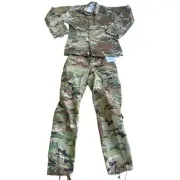 US Army Uniform Set OCP Blouse & Trousers Small-Long Combat Coat NEW! Multicam