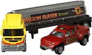 [Matchbox] Convoys Collectible Cars Die-cast Series - MBX Cabover Tanker Dragon Slayer Petrol and Badlander Pickup