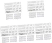SUPVOX 5sets First Aid Glitter Bandage Adhesive Patches Breathable Woven Boys and Girls for Wounds Protection 100pcs*5
