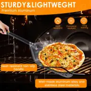 Perforated Pizza Peel 12 Inches Aluminum Pizza Paddle Nonstick Pizza FaWSc