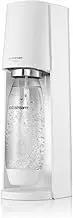 sodastream Terra White Value Pack x2 gasator with 2 dishwasher-safe fused bottles of 1L and 1 cylinder of CO2 Quick Connect for gas up to 60L,2270215