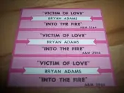3 Bryan Adams Victim Of Love / Into The Fire Jukebox Title Strips