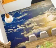 3D Sun Cloud 3511 Floor WallPaper Murals Wall Print Decal AU Zoe